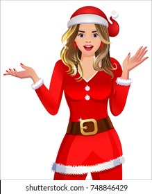 Surprising Christmas Girl