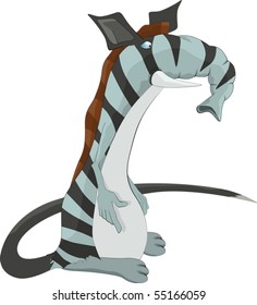 The surprising fantastic hero an elephant a zebra