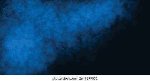 Surreal abstract blue smoke texture for modern visual designs

