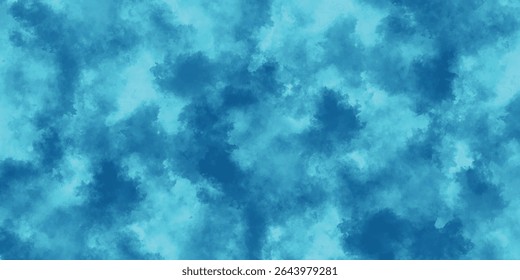 Surreal e Airy Nuvem Texturas fluindo em uma tempestade Lava da Névoa Azul-Verde

