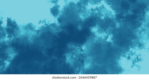 Surreal e Airy Nuvem Texturas fluindo em uma tempestade Lava da Névoa Azul-Verde

