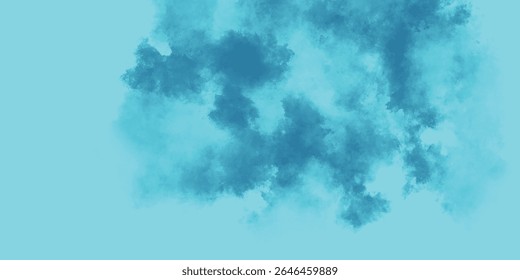 Surreal and Airy Cloud Textures Flowing in a Stormy Wash of Blue-Green Mist

