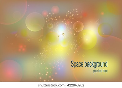 Surreal background of the extraterrestrial atmosphere, sand, sea, decline