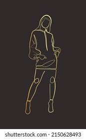 Surreal Faces Continuous line, drawing of set faces and hairstyles, fashion concept, woman's beauty, minimalist, vector illustration, pretty sexy. Take care of yourself.