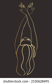 Surreal Faces Continuous line, drawing of set faces and hairstyles, fashion concept, woman's beauty, minimalist, vector illustration, pretty sexy. Take care of yourself.