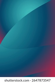 Surreal flowing blue red gradient shapes, trendy abstract design great for modern wall art, posters, tech branding, and digital visuals