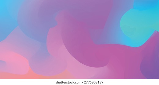 Surreal Fluidity: Vibrant Neon Gradient Waves in a Multicolored Abstract Dreamscape