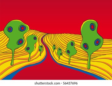 surreal landscape