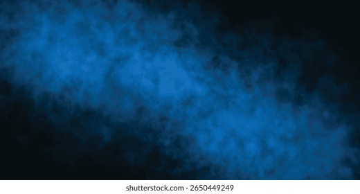 Textura de nuvem em camadas surreal com estilo azul abstrato

