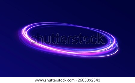 Surreal Neon Vortexes: A Spectacular Display of Rotating and Spinning Energy Hoops, Creating a Beautiful Abstract Dance of Color, Motion, and Technological Elegance in the Digital Void