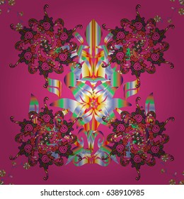 Surround abstract blossom. 