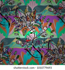 Surround abstract blossom. Simple geometric mandala logotype. Vector company mark, emblem, element. Gentle colored beautiful circular logo for boutique, flower shop, business, interior.