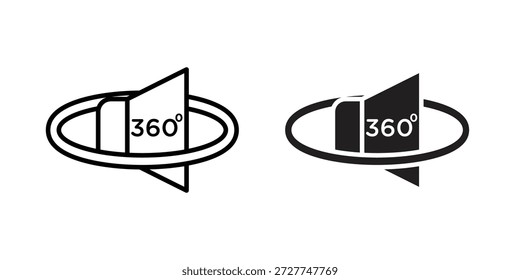 Surround sound icon concept. pixel perfect linear ui icon.