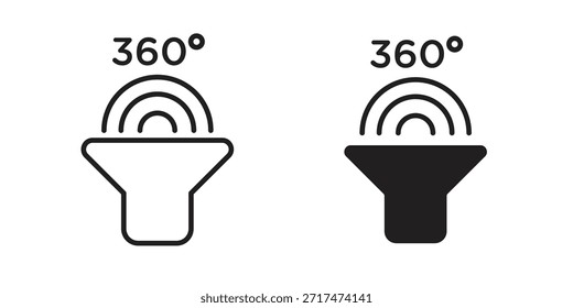 Surround sound icons. Pixel perfect. Vector outline icon. Flat logo concept.