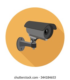 
Surveillance Camera Colored Vector Illustration
