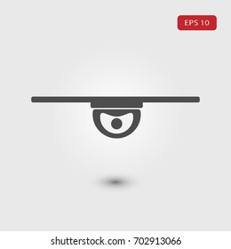 surveillance camera icon concept