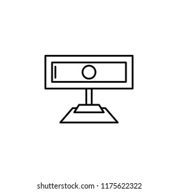 Surveillance Camera icon. Element of data security icon for mobile concept and web apps. Thin line Surveillance Camera icon can be used for web and mobile