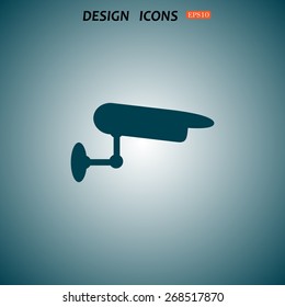 surveillance Camera. icon. vector design