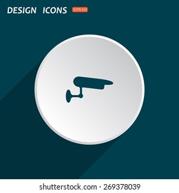 surveillance Camera. icon. vector design