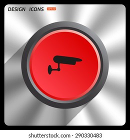 surveillance Camera. icon. vector design