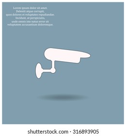 surveillance Camera. icon. vector design