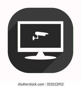 surveillance Camera. icon. vector design