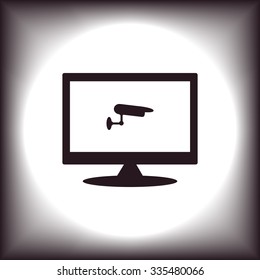surveillance Camera. icon. vector design