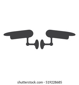 Surveillance Camera Icon Vector flat design style