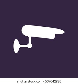 Surveillance Camera Icon Vector flat design style