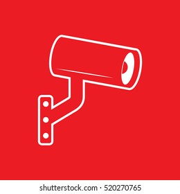 Surveillance Camera Icon Vector Illustration