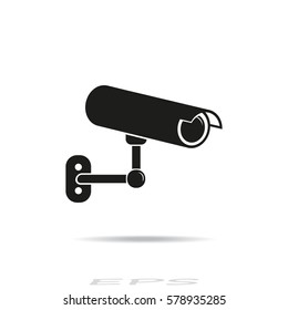Surveillance Camera icon, vector illustration