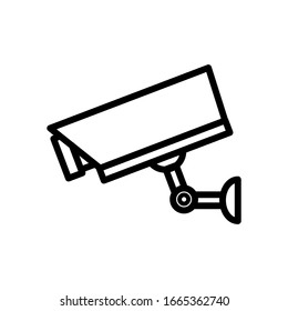plantilla vectorial de icono de cámara de vigilancia