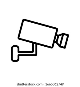 surveillance camera icon vector template