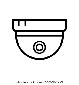 surveillance camera icon vector template