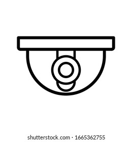surveillance camera icon vector template