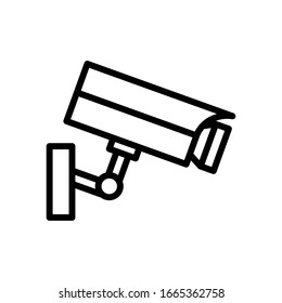 plantilla vectorial de icono de cámara de vigilancia