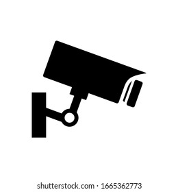 Surveillance Camera Icon Vector Template