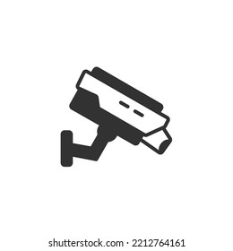 símbolos de iconos de cámara de vigilancia elementos vectores para web infográfica