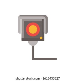 surveillance camera isolated icon desing vector illustration