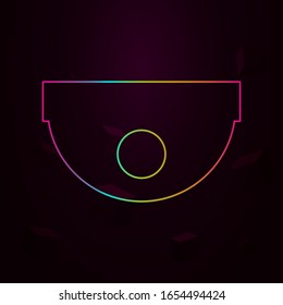 Surveillance Camera nolan style icon. Simple thin line, outline vector of web icons for ui and ux, website or mobile application