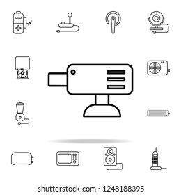 Surveillance Camera outline icon. Technology icons universal set for web and mobile
