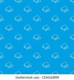 Surveillance camera pattern vector seamless blue repeat for any use