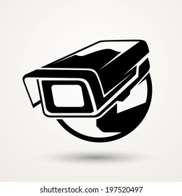 Surveillance Camera, Security Logo, CCTV