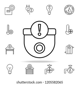 surveillance camera sign icon. Automation icons universal set for web and mobile