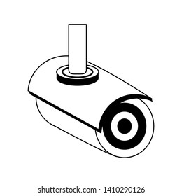 Surveillance camera techonlogy device isolated vector illustration graphic design