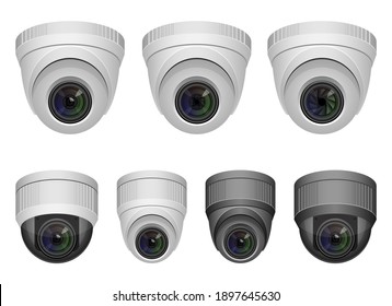 Surveillance camera vector design illustration isolated on white background