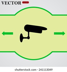 surveillance Camera ,  vector, EPS 10