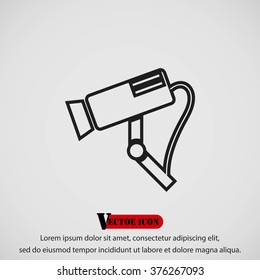 Surveillance Camera vector icon