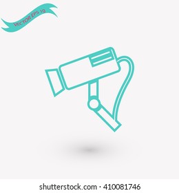 Surveillance Camera vector icon