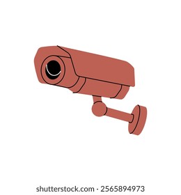 Surveillance camera. Video surveillance. Vector illustration